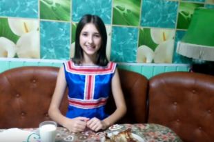 Дар’я Ярэміч з сярэдняй школы №1 горада Буда-Кашалёва.
